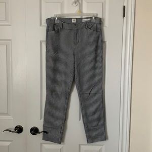 Plaid Skinny Ankle Slacks